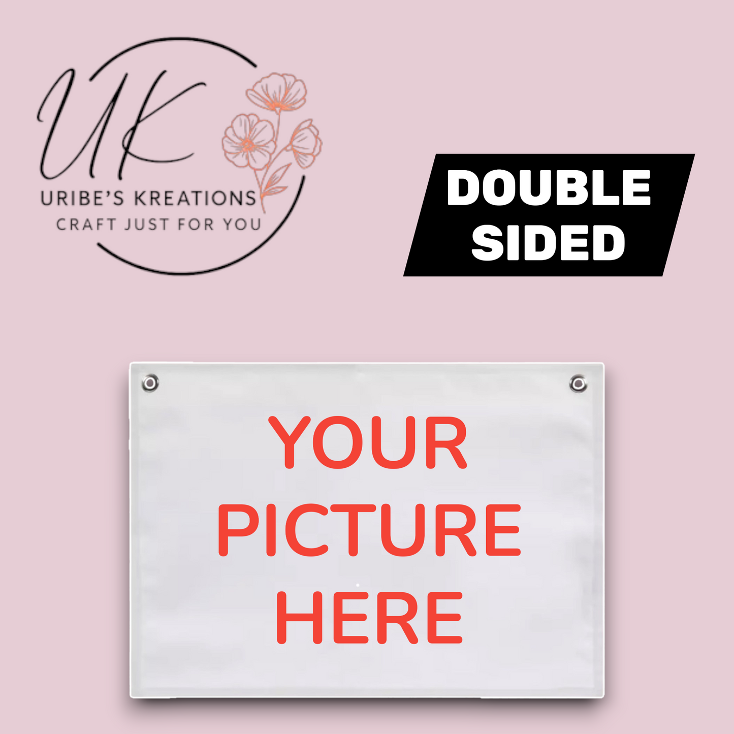 Customer Rectangle Banner 17" x 12"