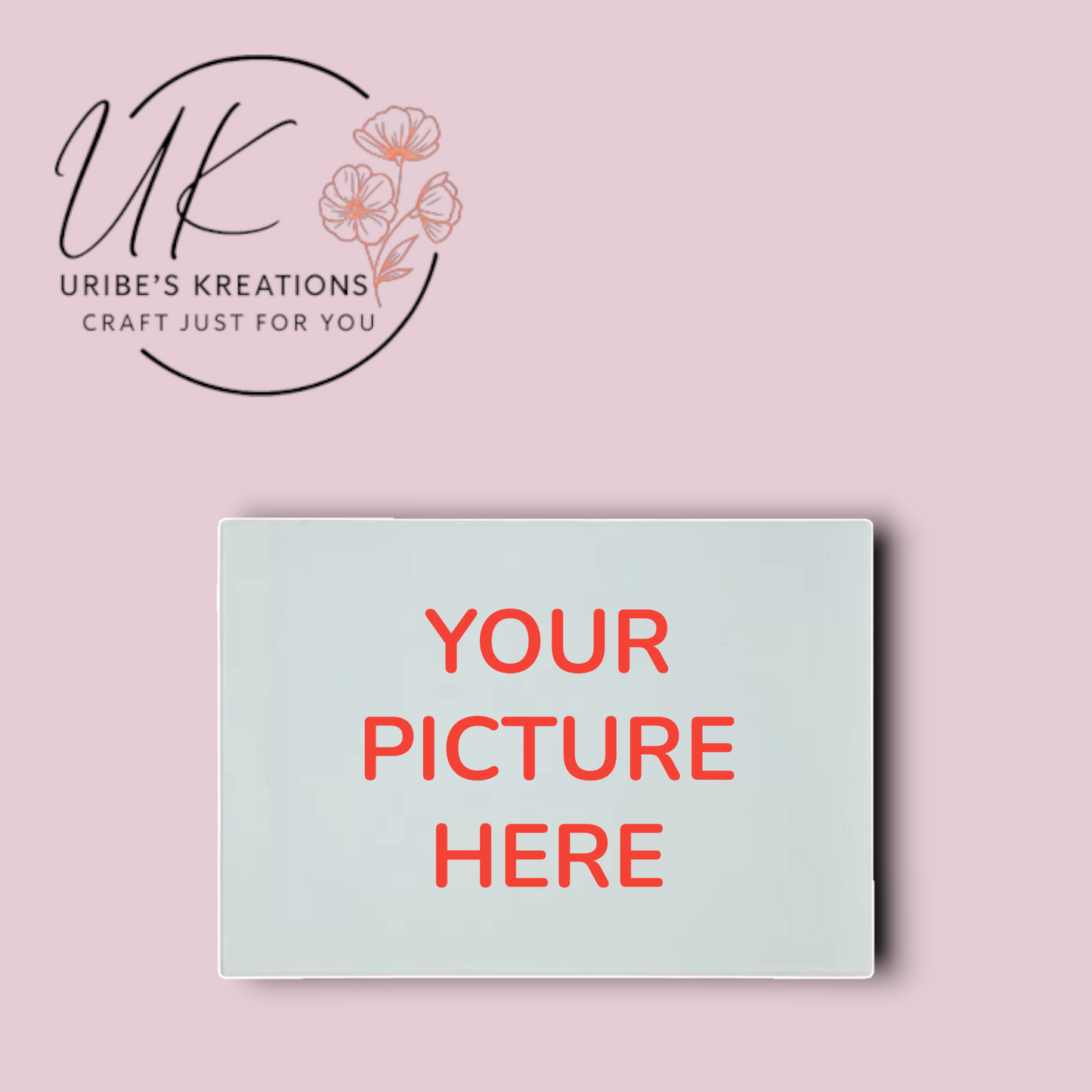 Custom Glass 8" x 11"