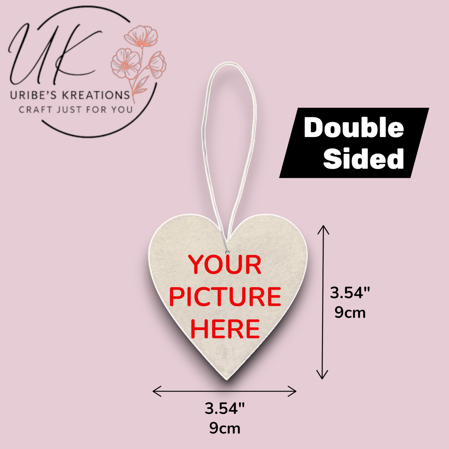 Custom Air Fresheners (Heart)