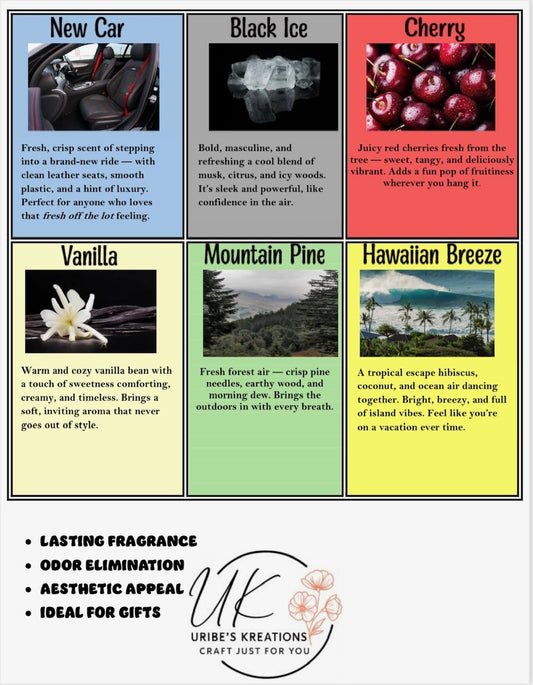 Custom Air Freshener (Rectangle)